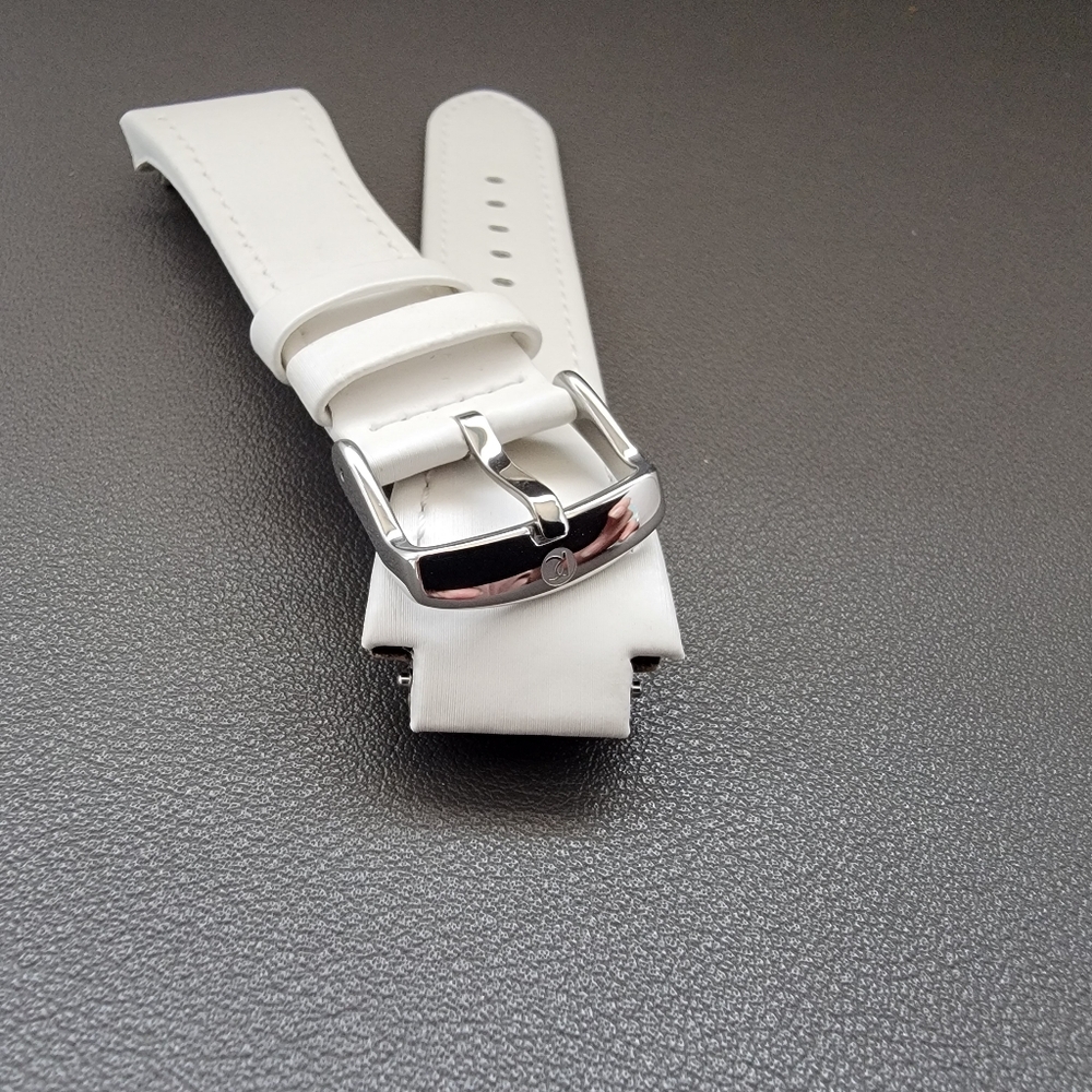 Renato Collezioni Limited Edition White Leather Watch Strap
